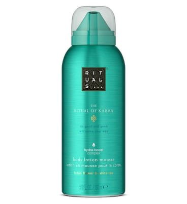 Rituals Rituals The Ritual Of Karma Lotus Flower & White Tea Body Lotion Mousse 150ml, 100ml