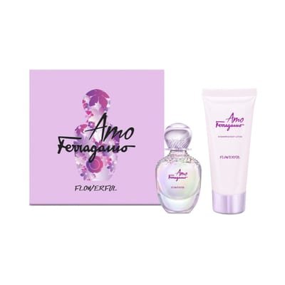 Salvatore Ferragamo Salvatore Ferragamo Amo Ferragamo Flowerful Gift Set 50ml EDT Spray + 100ml Body Lotion
