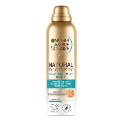 Garnier Garnier Ambre Solaire Natural Bronzer Quick Drying Medium Self Tan Body Mist 150ml