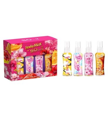 So...? So...? Body Mist By So…? Mini Set 4 X 50ml