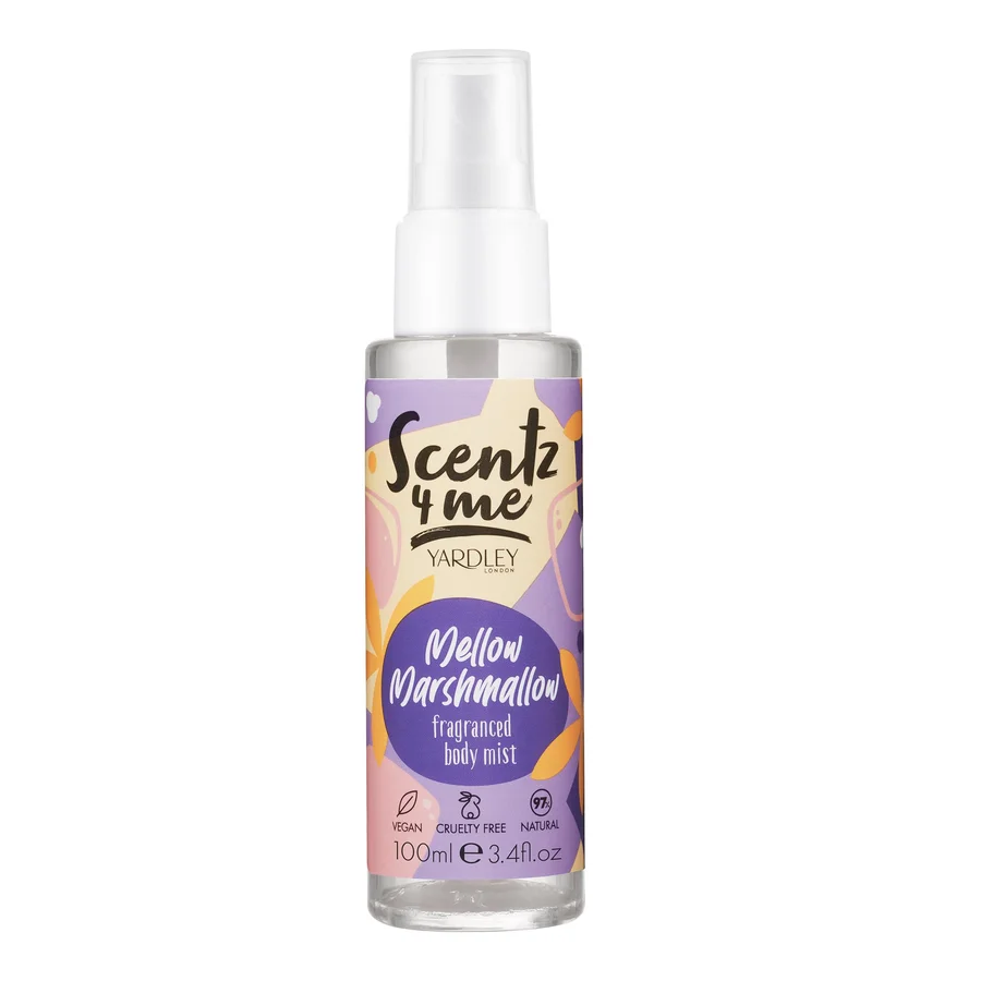 Yardley Yardley Scentz 4 Me Fragranced Body Mist 100ml Spray – Mellow Marshmallow