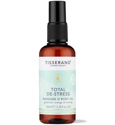 Tisserand Tisserand Total De-Stress Massage & Body Oil, 100ml