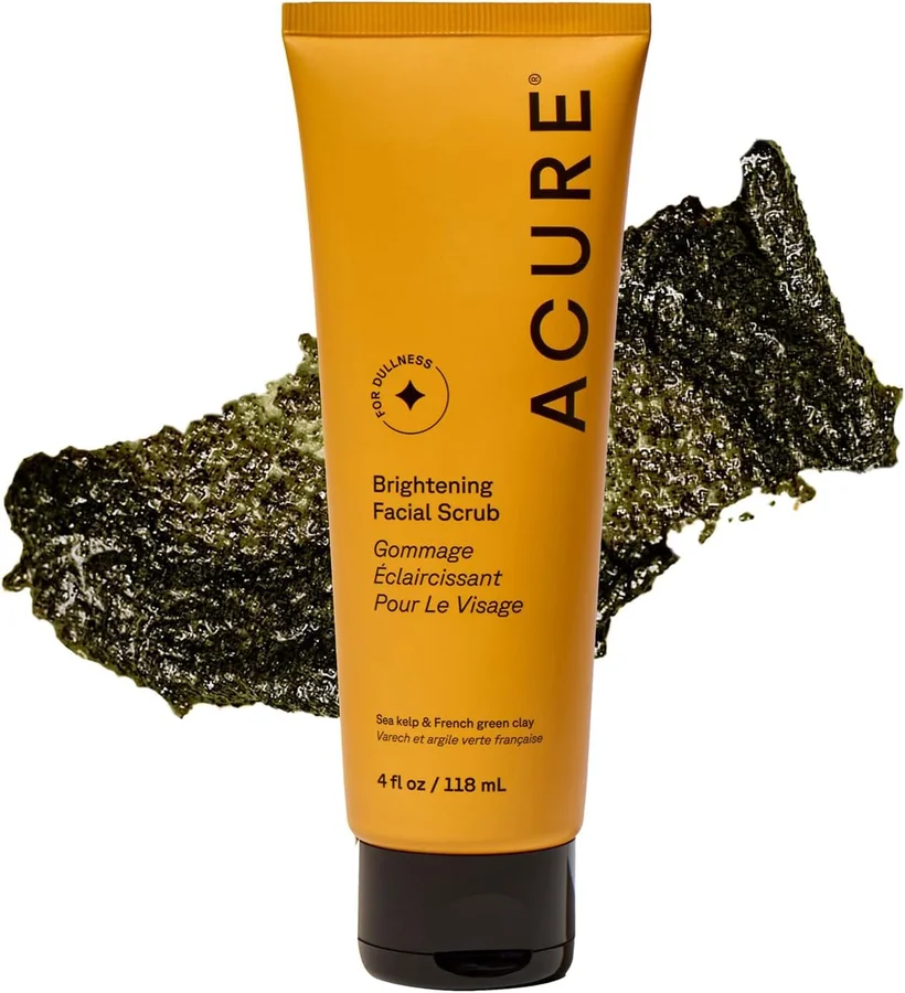 Acure Acure Brightening Facial Scrub - Exfoliating Face Wash