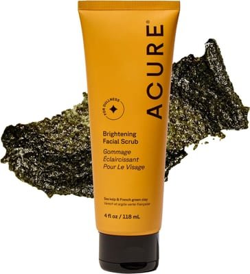 Acure Acure Brightening Facial Scrub - Exfoliating Face Wash