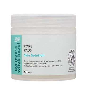 Boots Boots Tea Tree & Witch Hazel Exfoliating Pads 60S