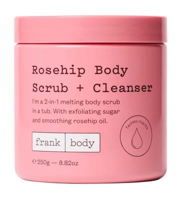 Frank Body Frank Body Rosehip Body Scrub + Cleanser 250g