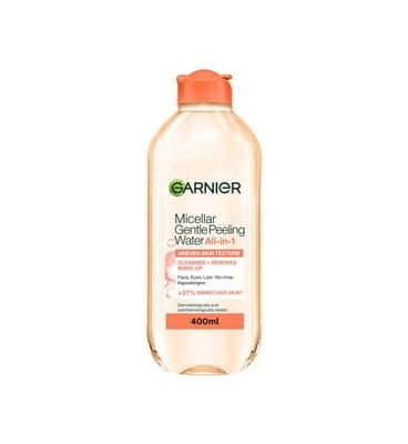 Garnier Garnier Micellar Gentle Peeling Water All-In-1 1% Pha & Glycolic Acid Cleanse Exfoliate Glow 400ml