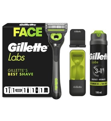 Gillette Gillette labs With Exfoliating Bar Razor & Travel Case