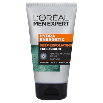 L'Oreal Men Expert L'Oreal Men Expert Hydra Energetic Deep Exfoliating Pore-Cleansing & Purifying Face Scrub 100ml