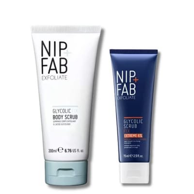 Nip+Fab Nip+Fab Glycolic Fix Extreme & Body Scrub Duo - Bundle