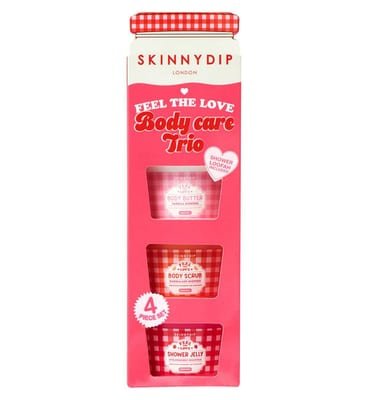 Skinnydip Skinnydip London Supermarket Jam Trio And Exfoliating Gloves Body Care Set