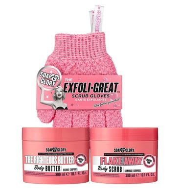 Soap & Glory Soap & Glory Exfoliating Tan Prep Essentials Bundle