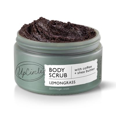 UPCIRCLE UPCIRCLE Exfoliating Coffee Body Scrub with Lemongrass 220ml - Sea Salt