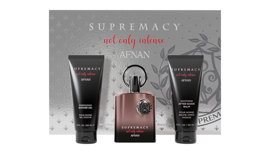 Afnan Perfumes Afnan Supremacy Not Only Intense Gift Set - EDP 100ml Spray + 150ml Shower Gel
