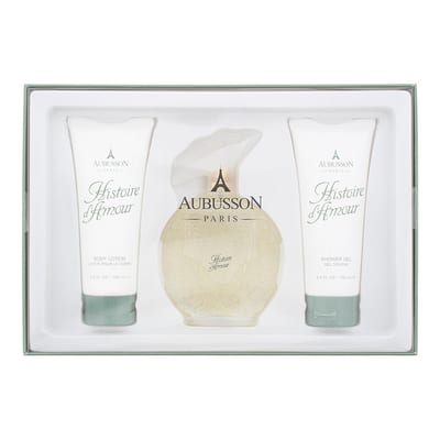 Aubusson Aubusson Historie d'Amour Gift Set 100ml EDP + 100ml Body Lotion + 100ml Shower Gel