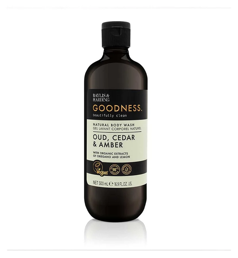 Baylis & Harding Baylis & Harding Goodness Oud Cedar & Amber Body Wash 500ml