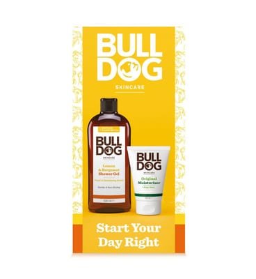 Bulldog Bulldog Skincare Lemon & Bergamot Shower Gel And Original Moisturiser Duo