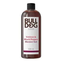Bulldog Bulldog Skincare Vetiver & Black Pepper Shower Gel For Men, Refreshing Men's Body Wash, 500ml