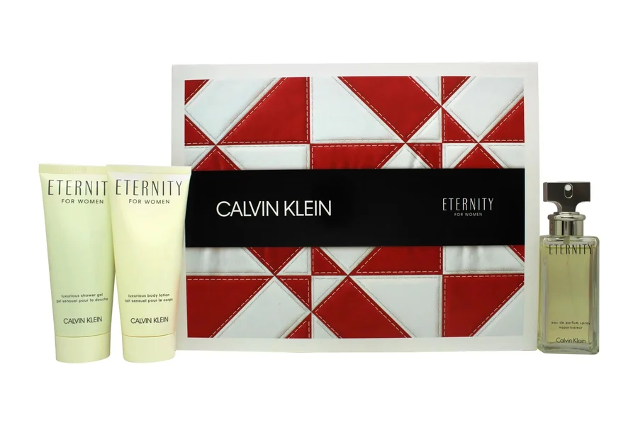 Calvin Klein Calvin Klein Eternity Gift Set 50ml EDP + 100ml Shower Gel + 100ml Body Lotion