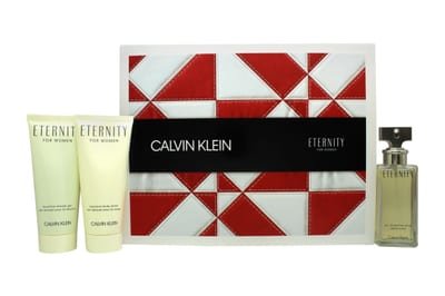 Calvin Klein Calvin Klein Eternity Gift Set 50ml EDP + 100ml Shower Gel + 100ml Body Lotion