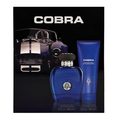 Carroll Shelby Carroll Shelby Blue Cobra Gift Set 100ml EDT + 150ml Hair & Body Wash