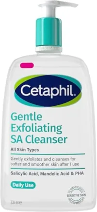 Cetaphil Cetaphil Gentle Exfoliating Salicylic Acid Cleanser, 236ml, Sensitive Skin Face & Body Wash