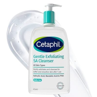 Cetaphil Cetaphil Gentle Exfoliating Salicylic Acid Cleanser, 473ml, Sensitive Skin Face & Body Wash