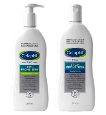 Cetaphil Cetaphil Itch Control Bundle: Body Wash + Moisturising Lotion For Itch-Prone Skin