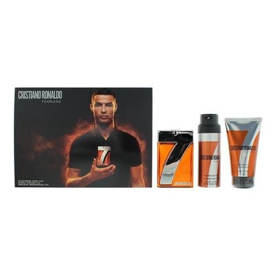Cristiano Ronaldo Cristiano Ronaldo Cr7 Fearless 3 Piece Gift Set: Eau de Toilette 100ml - Shower Gel 150ml - Body Spray 150ml