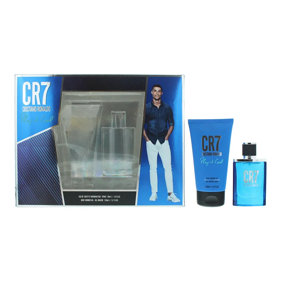 Cristiano Ronaldo Cristiano Ronaldo Cr7 Play It Cool 2 Piece Gift Set: Eau De Toilette 30ml + Shower Gel 150ml