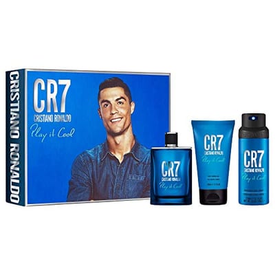 Cristiano Ronaldo Cristiano Ronaldo Cr7 Play It Cool Gift Set 100ml Edt Spray + 150ml Shower Gel +150ml Body Spray