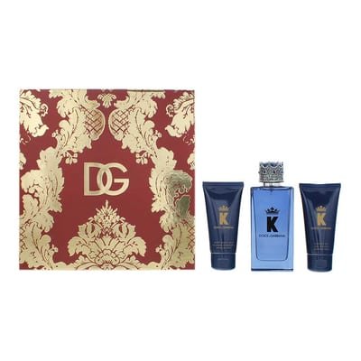 Dolce Gabbana Dolce Gabbana K 3 Piece Gift Set: Eau de Parfum 100ml - Aftershave Balm 75ml - Shower Gel 75ml