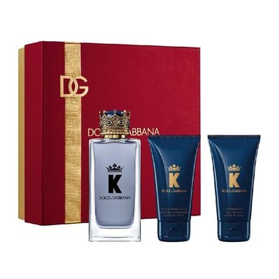 Dolce & Gabbana Dolce & Gabbana K Gift Set 100ml EDT + 50ml Aftershave Balm + 50ml Shower Gel