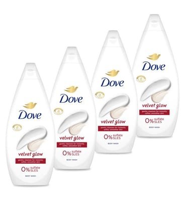 Dove Dove Essentials Velvet Glow Body Wash 720Ml X4 Bundle