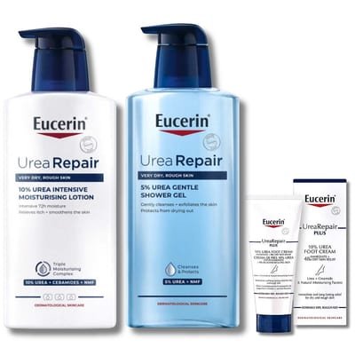 Eucerin Eucerin Shower Gel Body Lotion & Foot Cream Br/>
