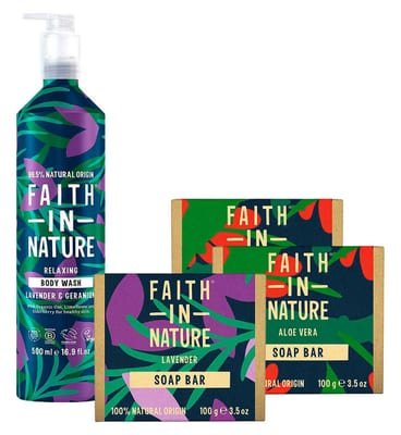 Faith In Nature Faith In Nature Body Wash & Soap Bundle