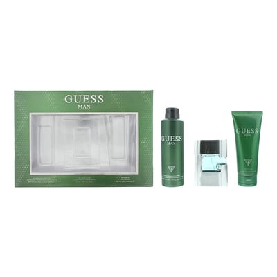 Guess Guess Guess Man Gift Set 75ml EDT + 226ml Deodorant Spray + 200ml Shower Gel