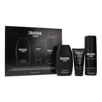 Guy Laroche Guy Laroche Drakkar Noir EDT 100ml + 150ml Deodorant Spray + 50ml Shower Gel
