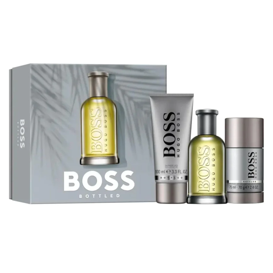 Hugo Boss Hugo Boss Boss Bottled Gift Set 100ml EDT + 100ml Shower Gel + 75g Deodorant Stick