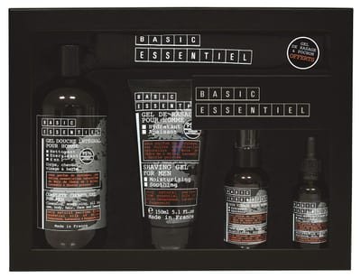Jeanne Arthes Jeanne Arthes Bare Essentiel Gift Set 500ml Shower Gel + 150ml Shaving Gel + 30ml Multifunction Oil + 75ml Moisturizer