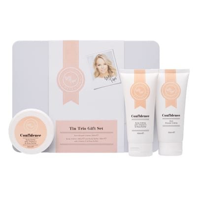 Katie Piper Katie Price Confidence Tin Trio Gift Set 100ml Rich Shower Gel + 100ml Body Cream + 100ml Body Butter