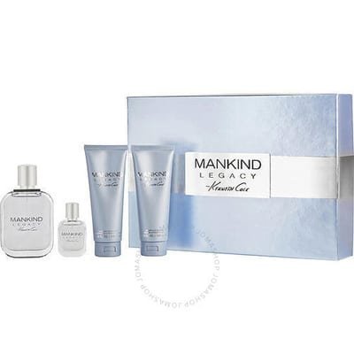 Kenneth Cole Kenneth Cole Mankind Legacy 4-Piece Gift Set – EDT, Aftershave Balm, Hair & Body Wash