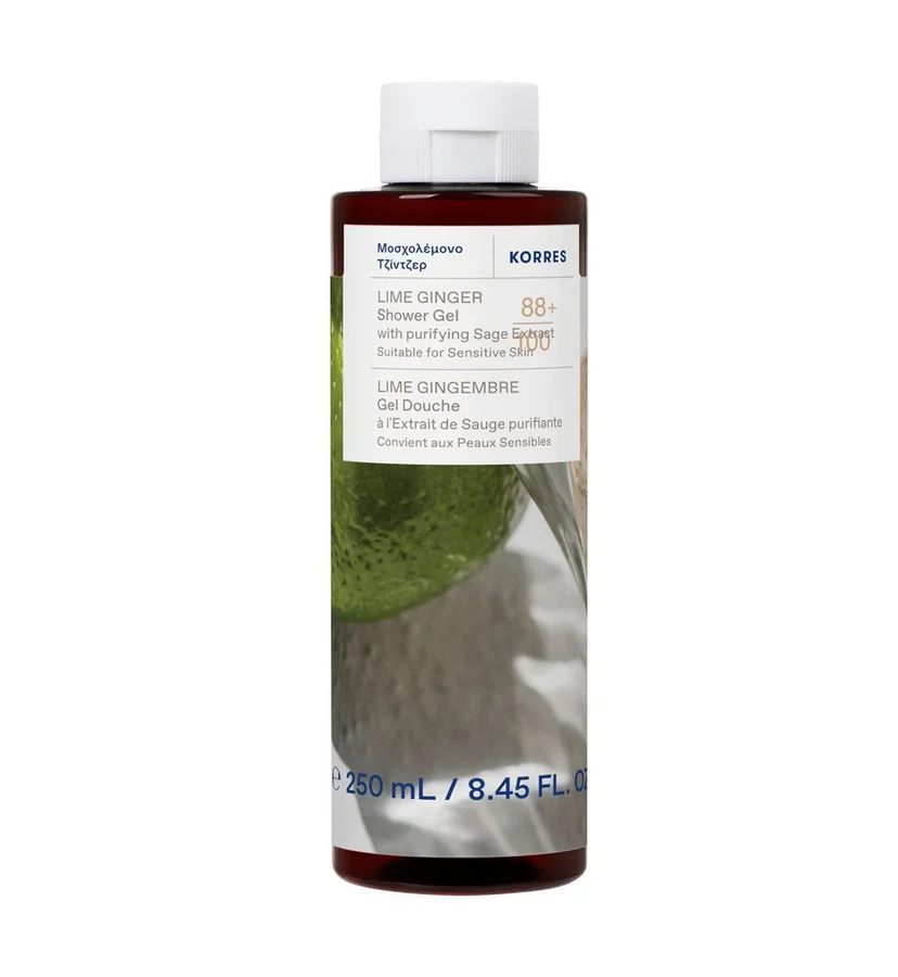 Korres Korres Lime Ginger Shower Gel250 ml, 250ml