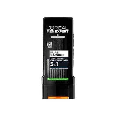L'Oreal Men Expert L'Oreal Men Expert L'oréal Men Expert Total Clean 5-In-1 Shower Gel Large Xl Powered By Carbon 400ml