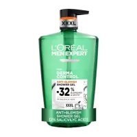 L'Oreal Men L'Oreal Men L'oréal Men Expert Derma Control Anti-Blemish Shower Gel For Blemish Control, 1L