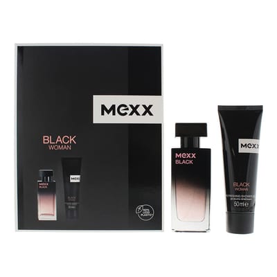 Mexx Mexx Black Woman Gift Set 30ml EDT + 50ml Shower Gel