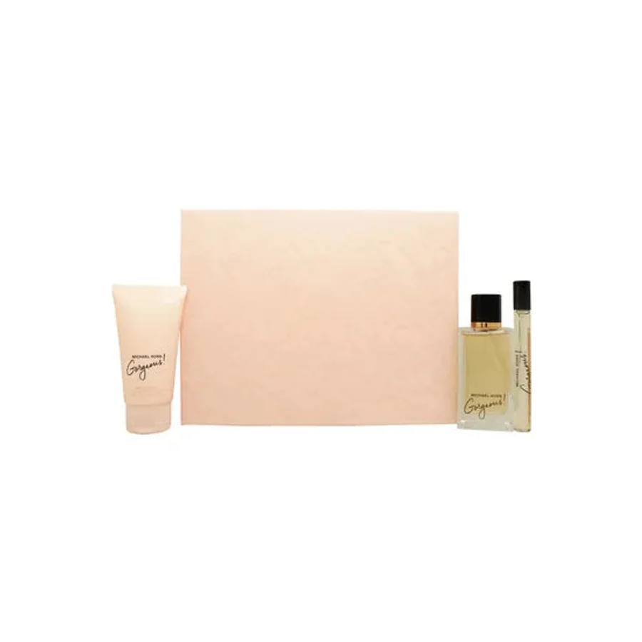 Michael Kors Michael Kors Gorgeous! Gift Set 100ml EDP + 100ml Body Lotion + 100ml Shower Gel + 5ml EDP