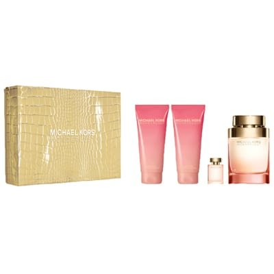 Micheal Kors Micheal Kors Wonderlust Set: EDP Spray 100ml + Body Lotion 100ml + Shower Gel 100ml + EDP 4ml