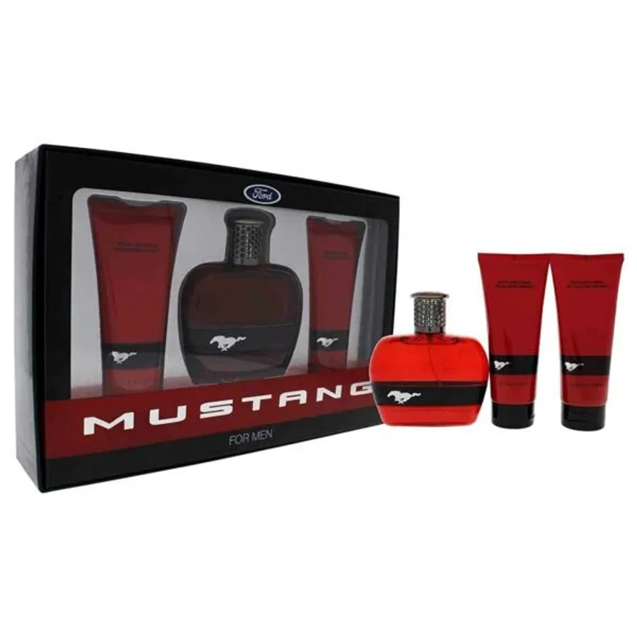mustang Mustang Red Gift Set 100ml EDT + 100ml Aftershave Balm + 100ml Shower Gel