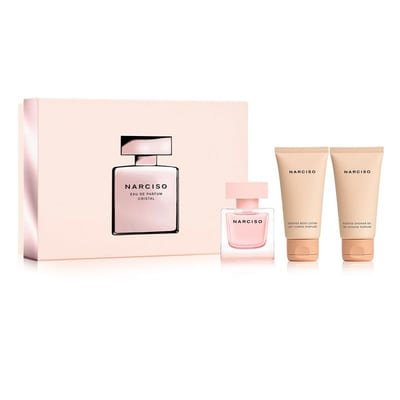 Narciso Rodriguez Narciso Rodriguez Cristal 3 Piece Gift Set: Eau de Parfum 50ml - Body Lotion 50ml - Shower Gel 50ml